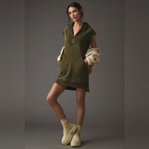 Daily Practice by Anthropology Meru Zip Front Mini Dress